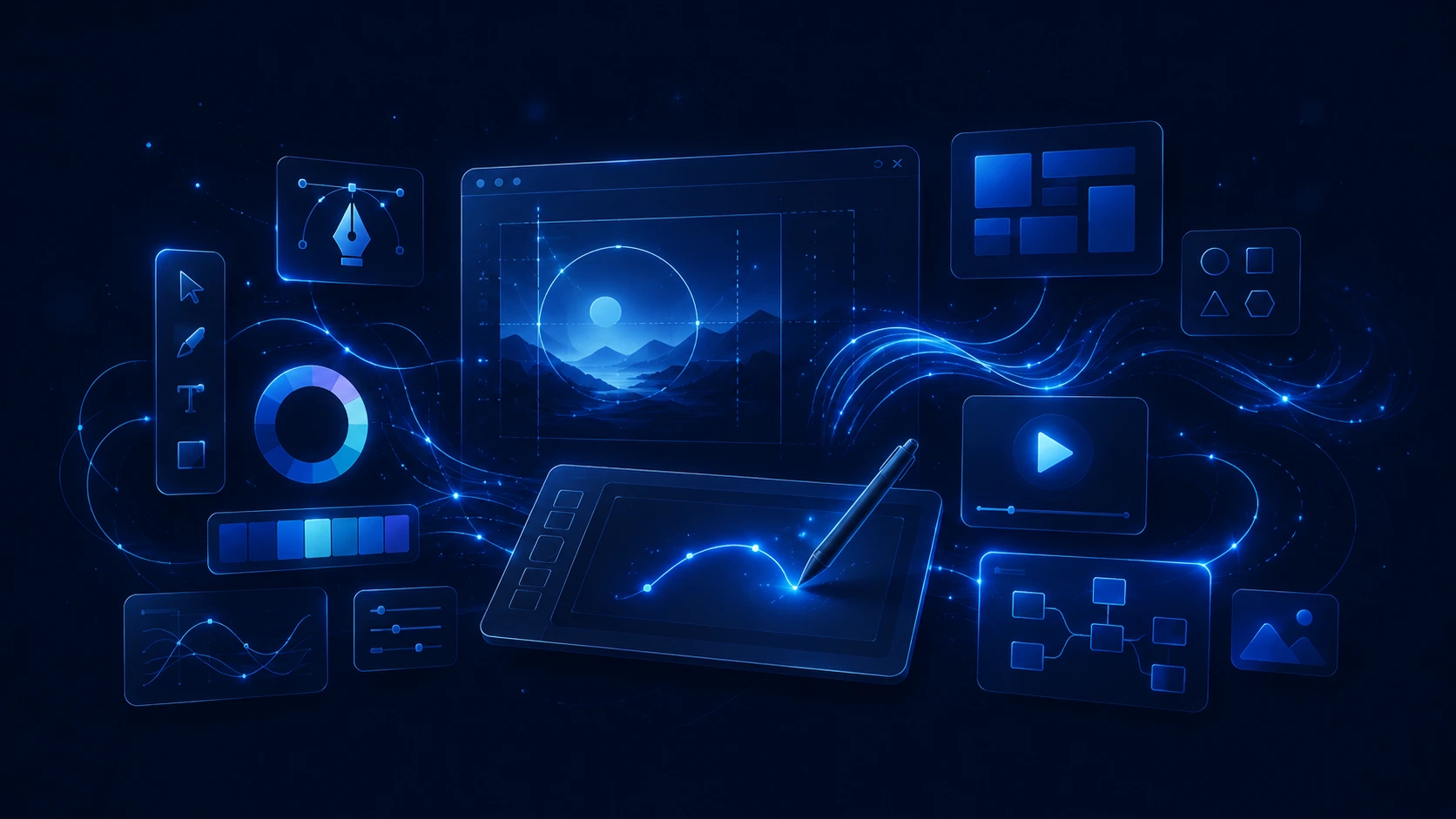 Création et design visuel – studio créatif numérique